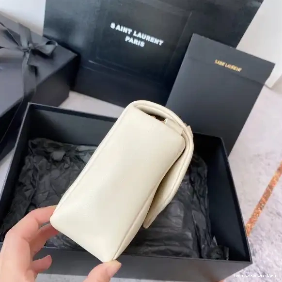 Tony Luxuries LAMBSKIN YSL PLUNGED CALYPSO IN 0612